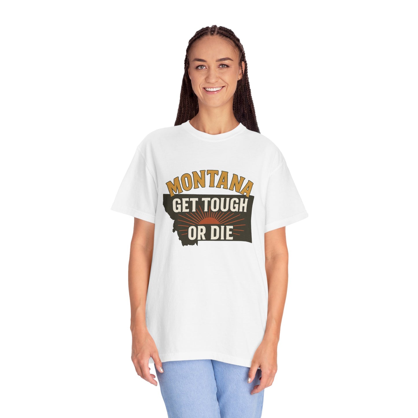 Montana ‘Get Tough Or Die’ State Graphic T‑Shirt