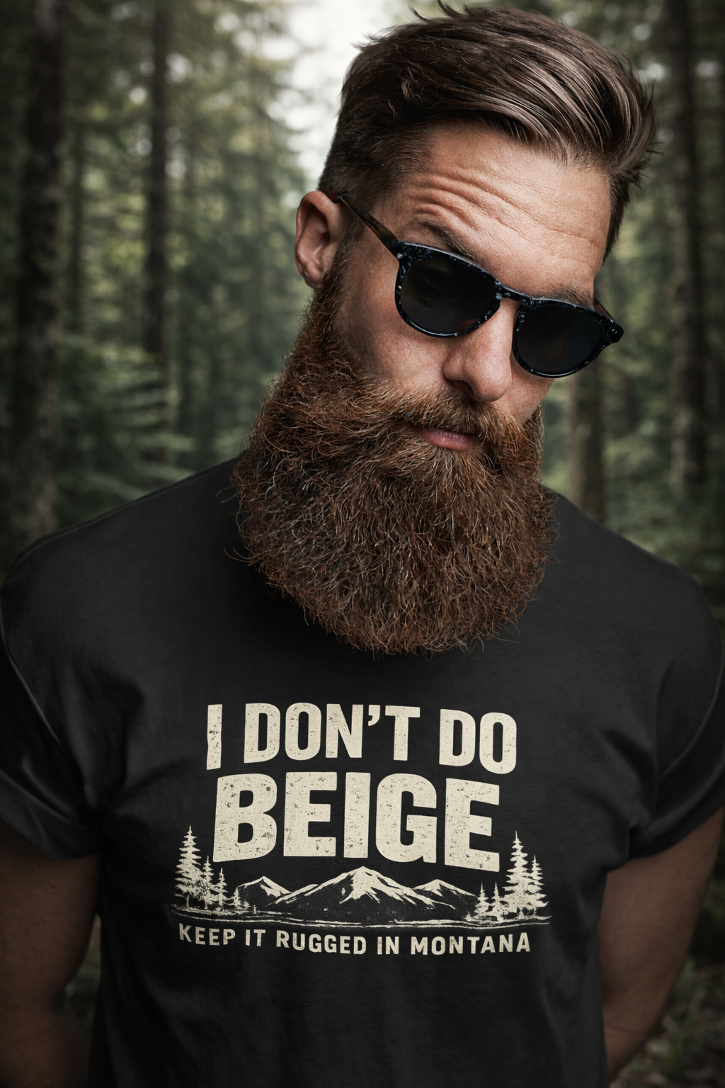 I Don't Do Beige T-Shirt — Keep It Rugged in Montana | Rugged State Supply