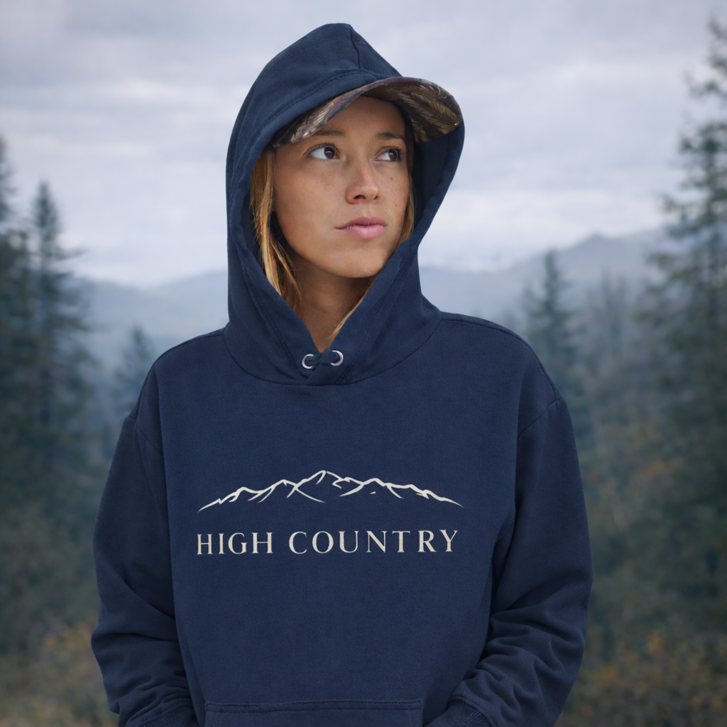 High Country Mountain Hoodie — Rustic Outdoor Pullover | Rugged State Supply Co.