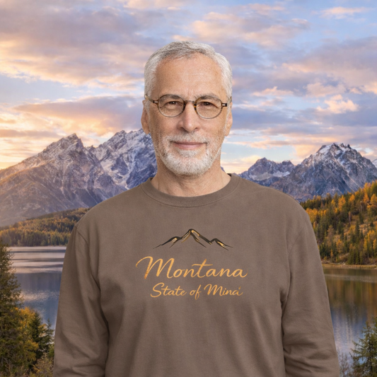 Montana State of Mind Long Sleeve Tee | Rugged State Supply