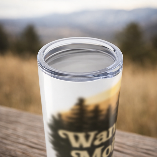 Wander More 20oz Insulated Travel Tumbler | Rugged State Supply