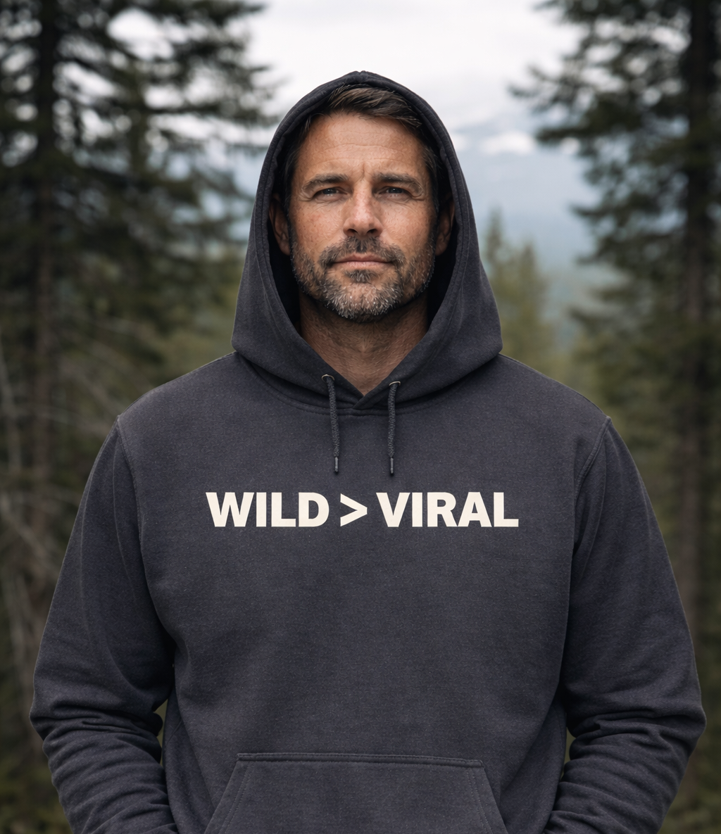 Wild > Viral Hoodie – Minimalist Statement Hoodie | Rugged State Supply