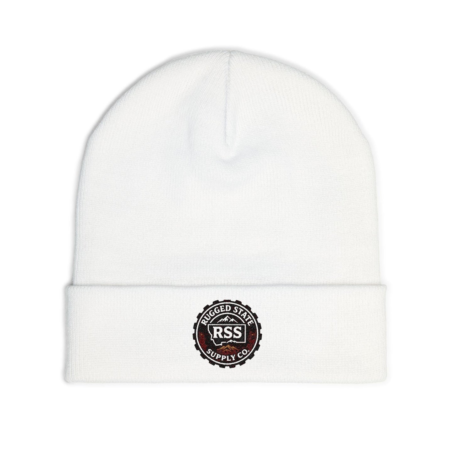 Rugged State Supply Knit Patch Beanie