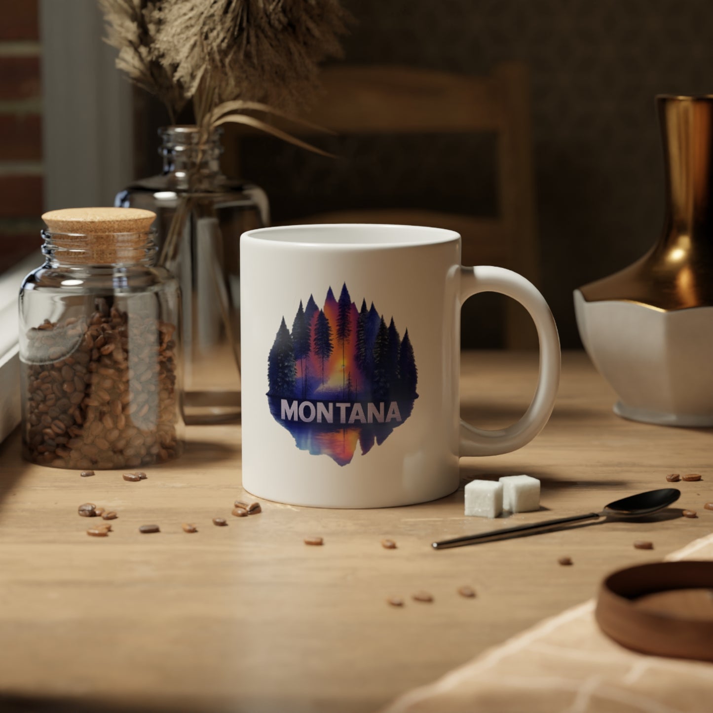 Montana Night Sky Silhouette 20oz Jumbo Mug | Rugged State Supply