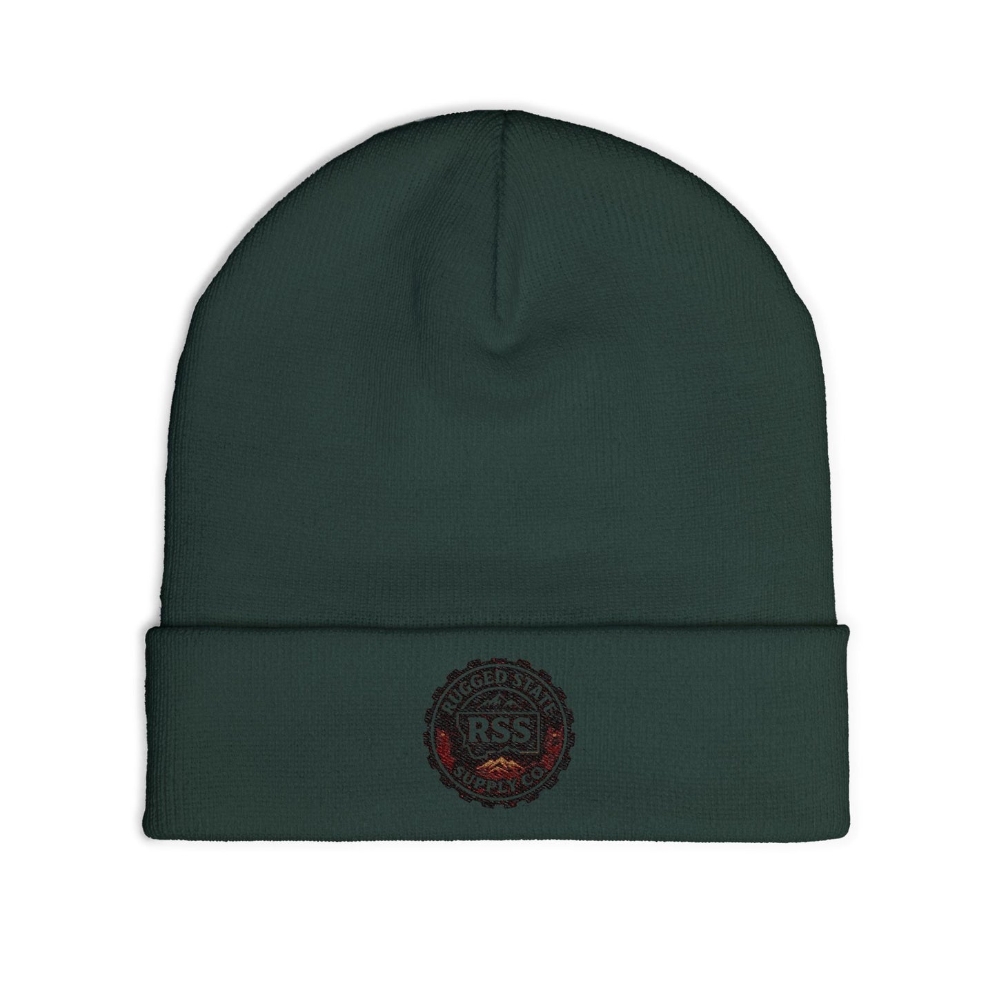 Rugged State Supply Knit Patch Beanie