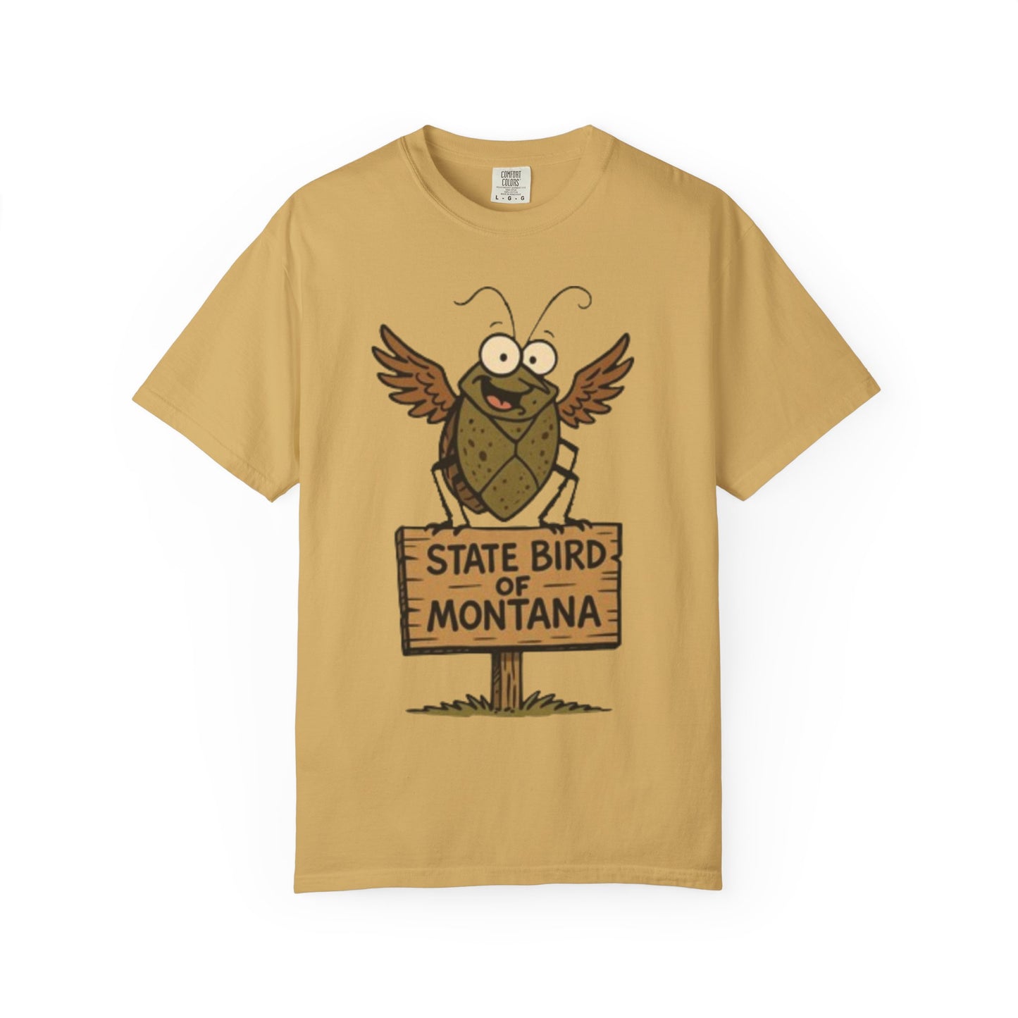 Montana State Bird Funny Graphic T‑Shirt — Quirky Local Pride Tee