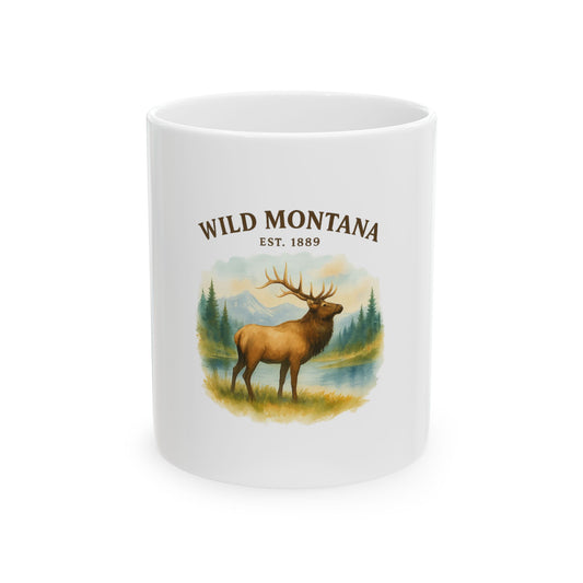 Wild Montana Ceramic Mug, (11oz, 15oz)
