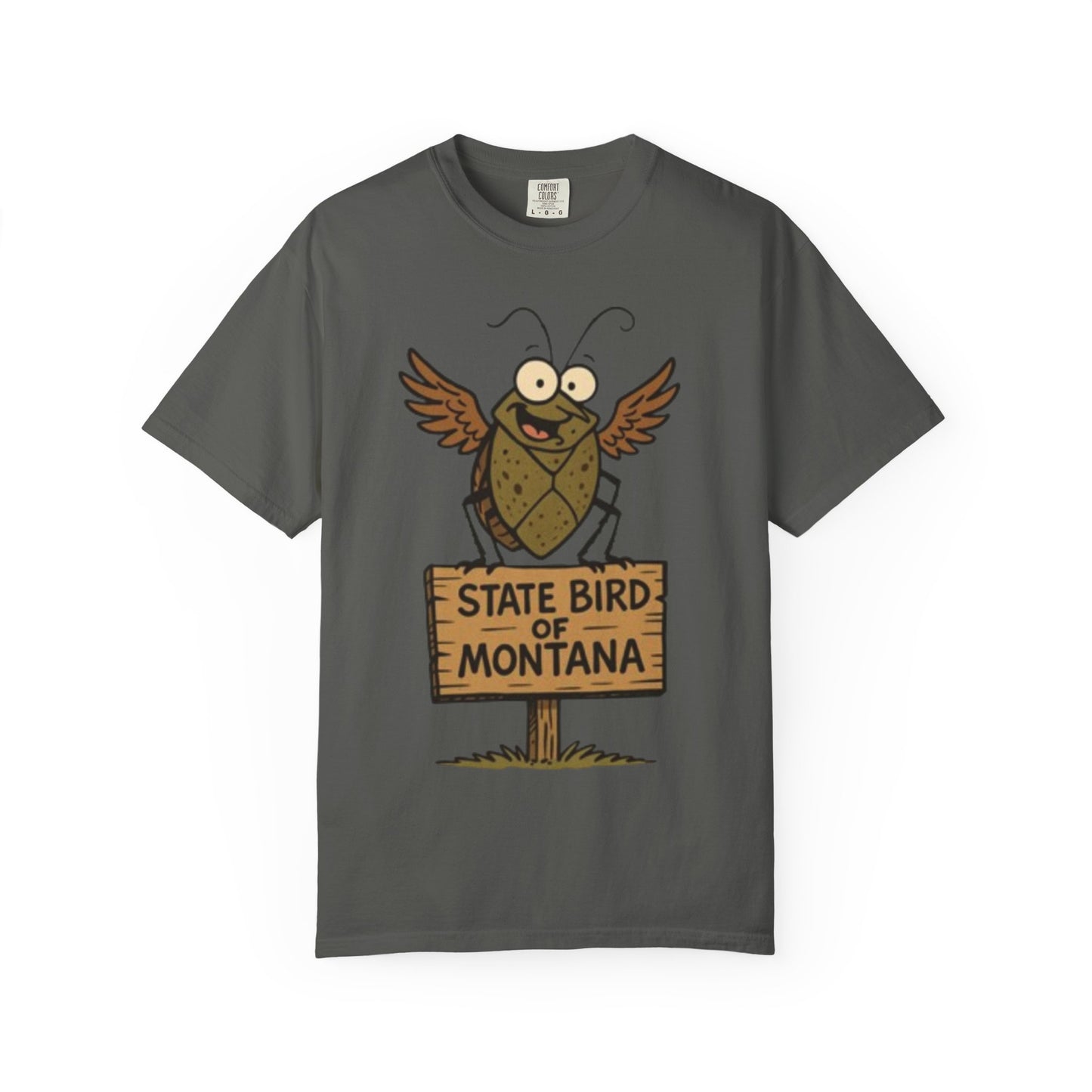 Montana State Bird Funny Graphic T‑Shirt — Quirky Local Pride Tee