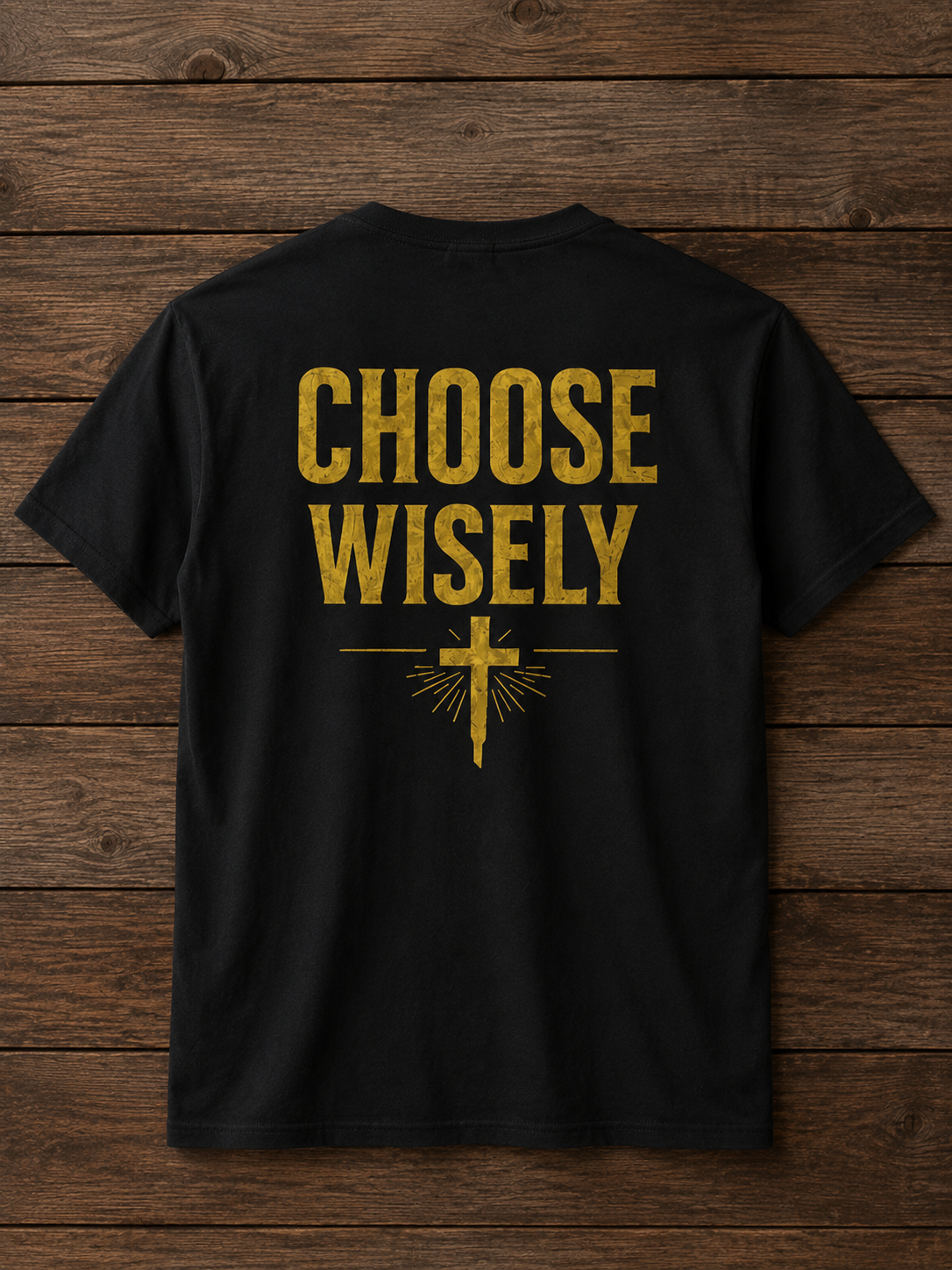 The Day Is Coming / Choose Wisely T-Shirt — Christian Faith Cross Tee