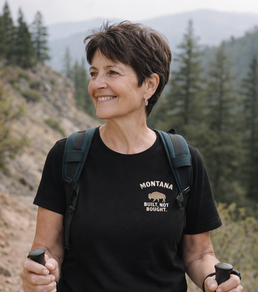 Montana Built, Not Bought™ Classic Left-Chest Tee | Rugged State Supply