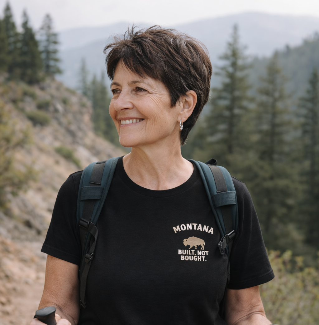 Montana Built, Not Bought™ Classic Left-Chest Tee | Rugged State Supply