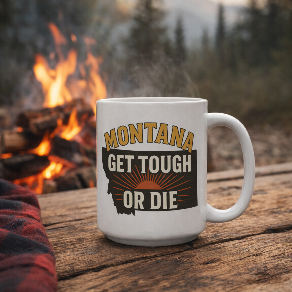 Montana Get Tough or Die 15oz Coffee Mug – Rugged State Supply
