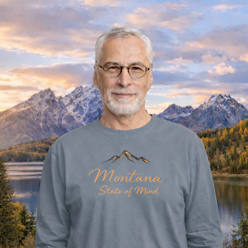 Montana State of Mind Long Sleeve Tee | Rugged State Supply