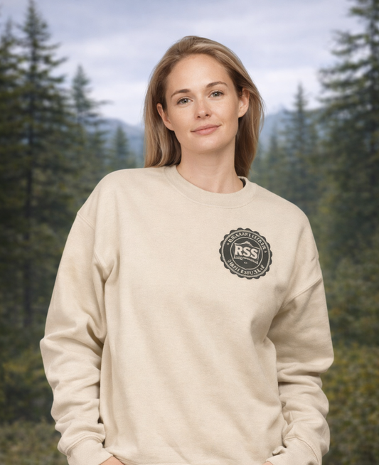 RSS Vintage Badge Crewneck Sweatshirt | Rugged State Supply