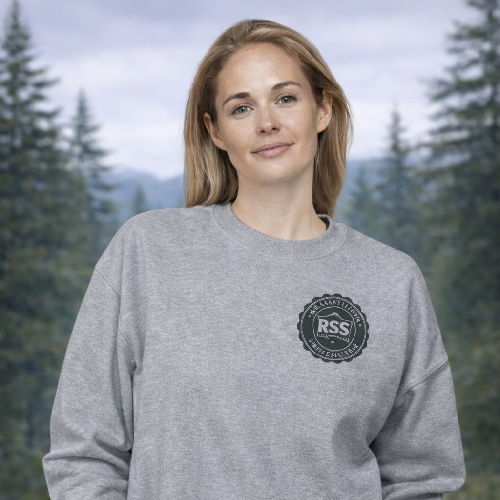 RSS Vintage Badge Crewneck Sweatshirt | Rugged State Supply