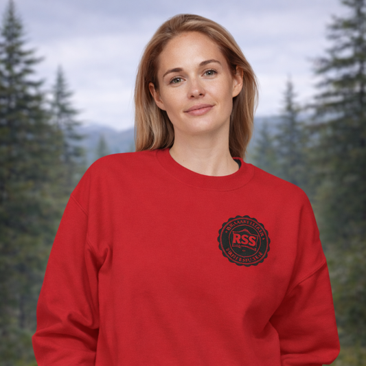 RSS Vintage Badge Crewneck Sweatshirt | Rugged State Supply