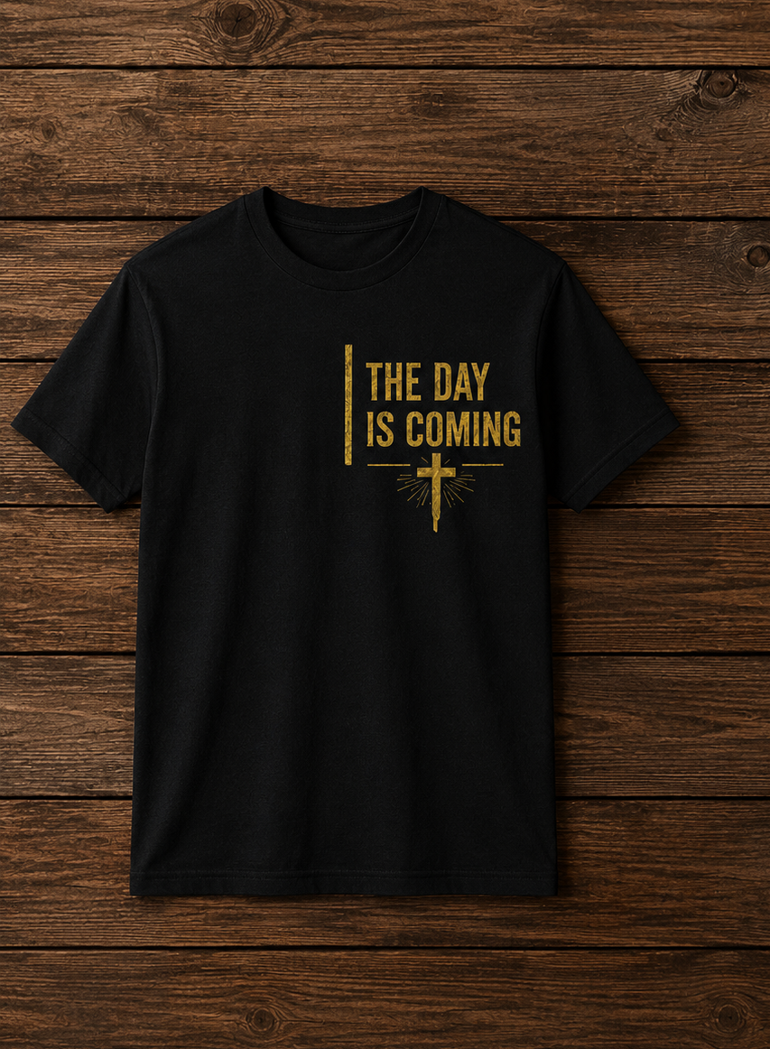 The Day Is Coming / Choose Wisely T-Shirt — Christian Faith Cross Tee