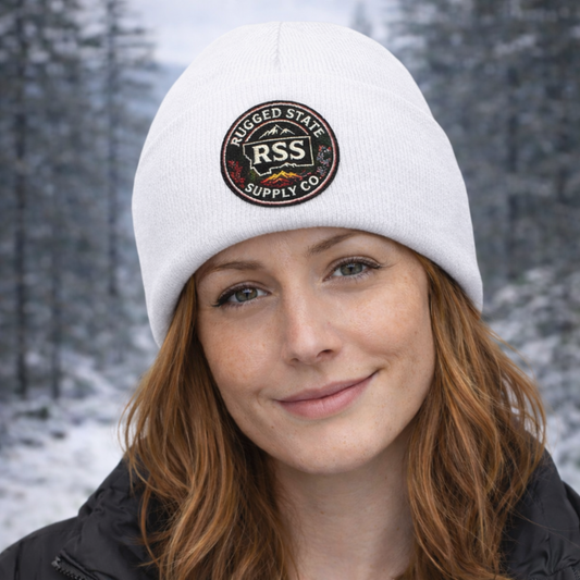Rugged State Supply Knit Patch Beanie | Rugged State Supply